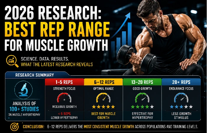 2026 Research: Best Rep Range for Muscle Growth
