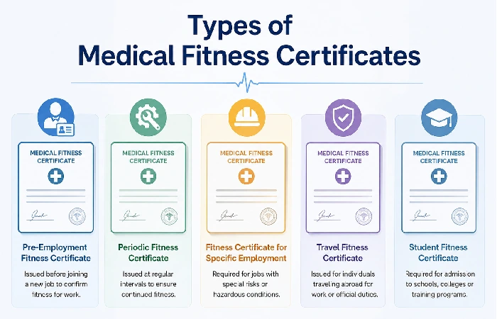 Types of Medical Fitness Certificates