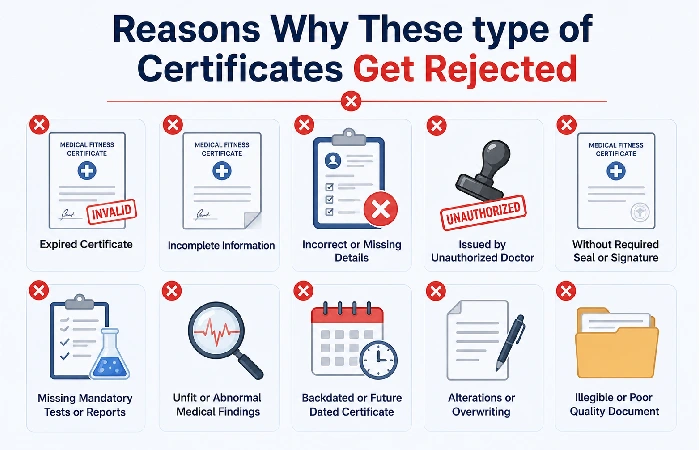Reasons Why These type of Certificates Get Rejected