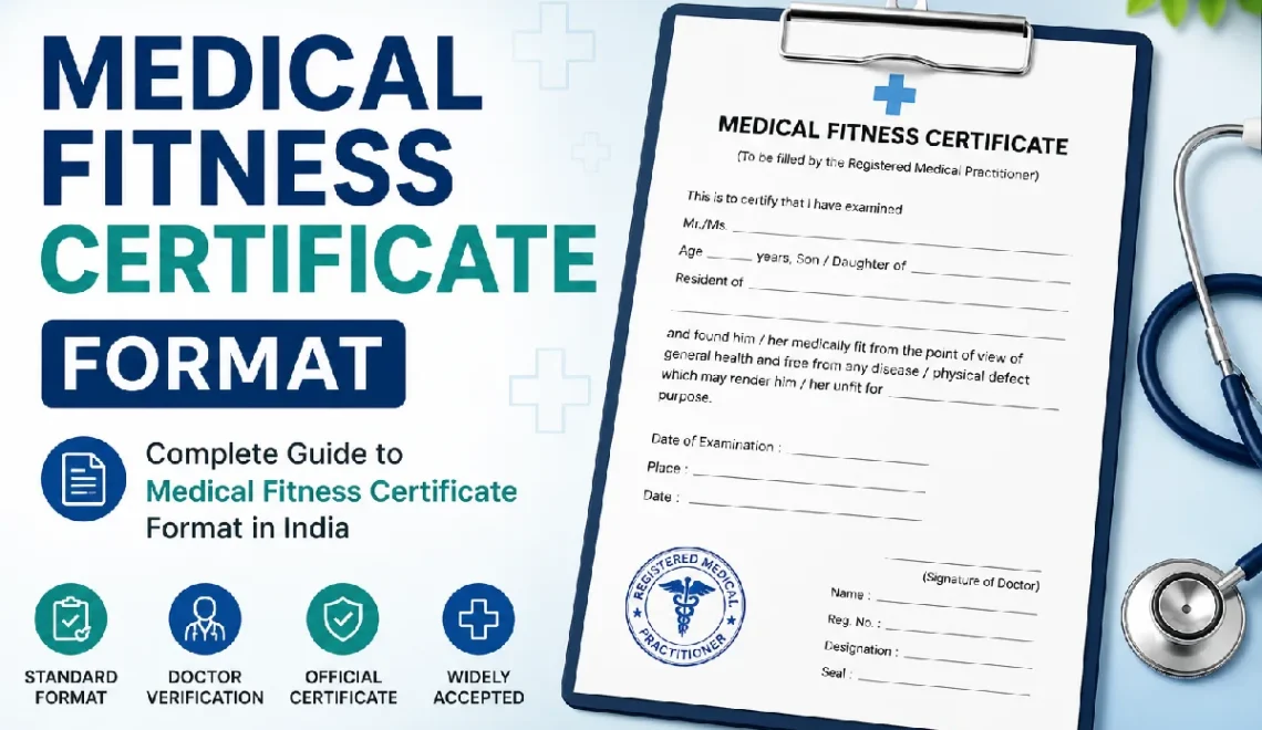 Medical Fitness Certificate Format Explained