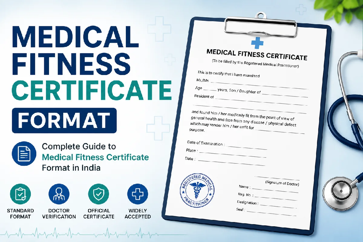 Medical Fitness Certificate Format Explained