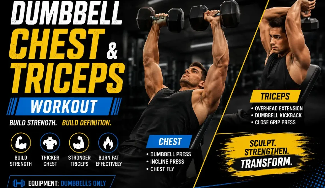 Dumbbell Chest and Triceps Workout