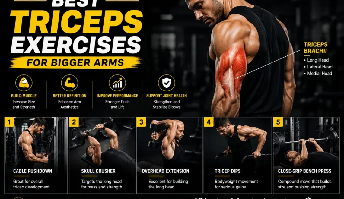Best Triceps Exercises for Bigger Arms