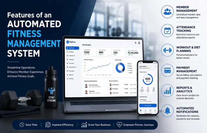 Key Automated Fitness Management System Features
