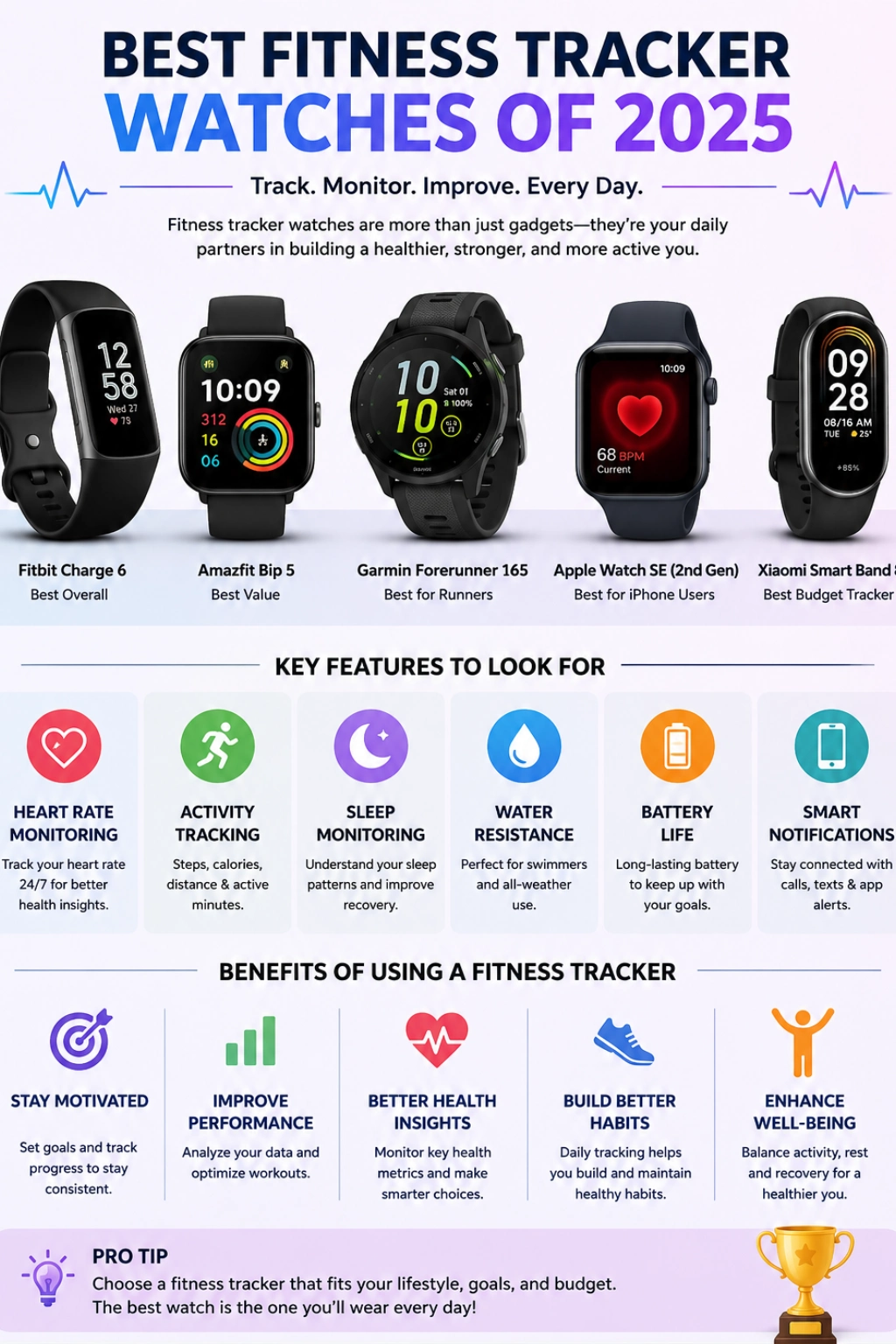 best fitness tracker watch for 2025