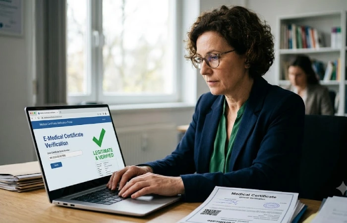 E Medical Certificate Verification and Legitimacy