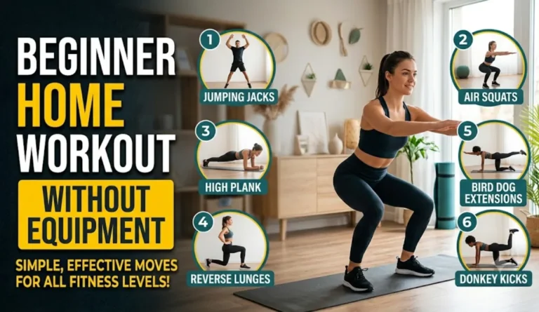 Beginner Home Workout Without Equipment