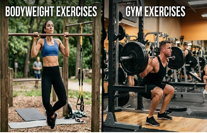 Bodyweight Exercises vs Gym Exercises