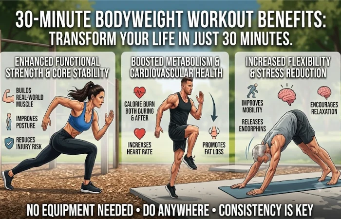 30 Minute Bodyweight Workout Benefits