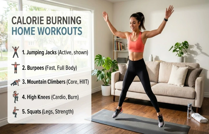 Calorie Burning Exercises You Can Do at Home