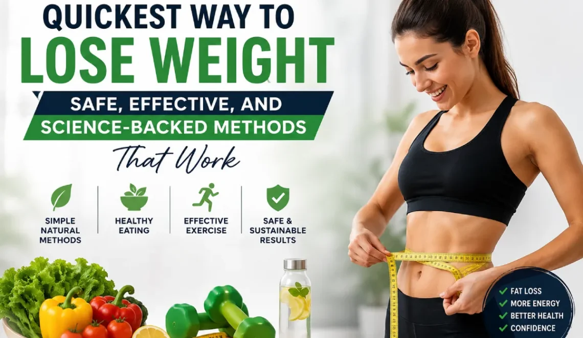 Quickest Way to Lose Weight: Safe, Effective, and Science-Backed Methods That Work