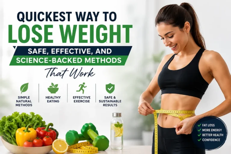 Quickest Way to Lose Weight: Safe, Effective, and Science-Backed Methods That Work
