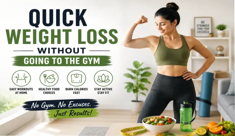 Quick Weight Loss Without Going To The Gym