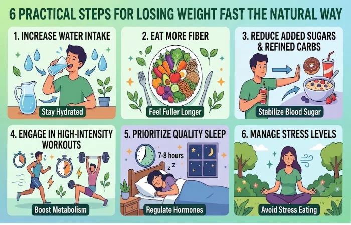 6 Practical Steps For Losing Weight Fast the Natural Way