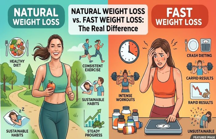 Natural Weight Loss vs. Fast Weight Loss