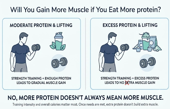 Will You Gain More Muscle if You Eat More protein?