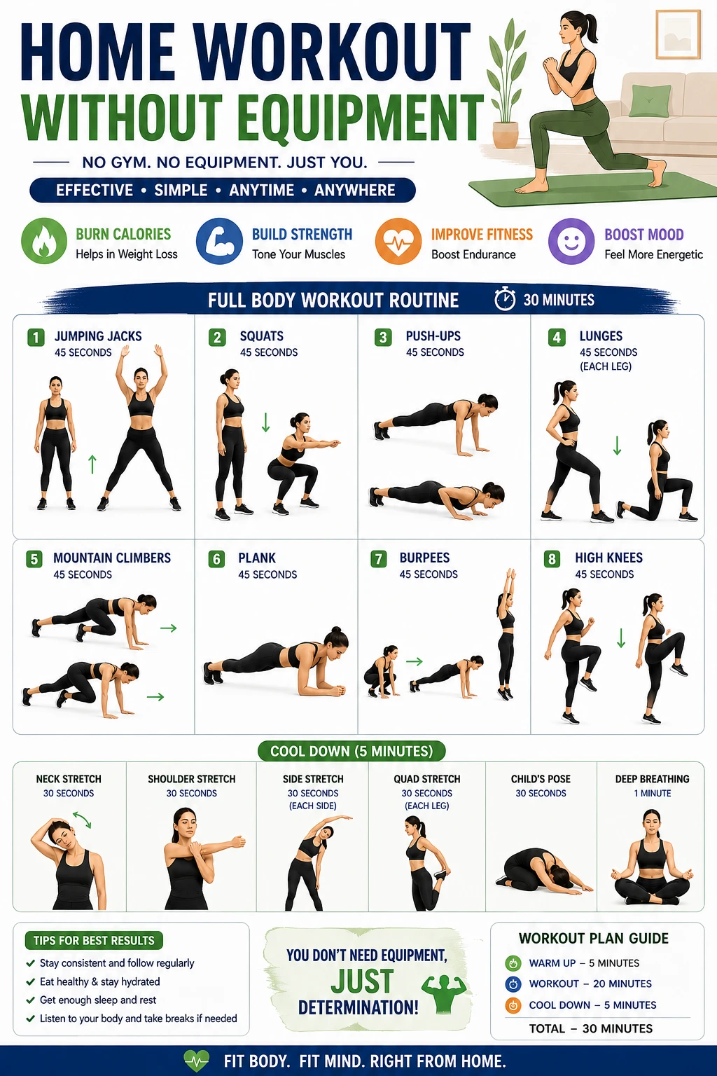 Home Workout Without Equipment