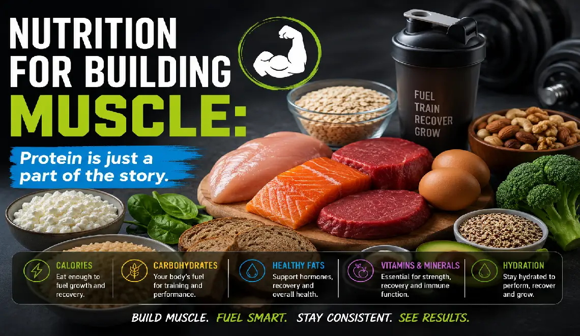 Nutrition for Building Muscle: Protein is just a part of the story.