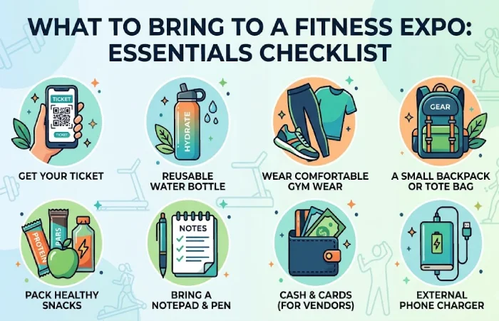 What to Bring to a Fitness Expo: