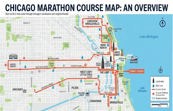 Chicago Marathon Course Map: An Overview