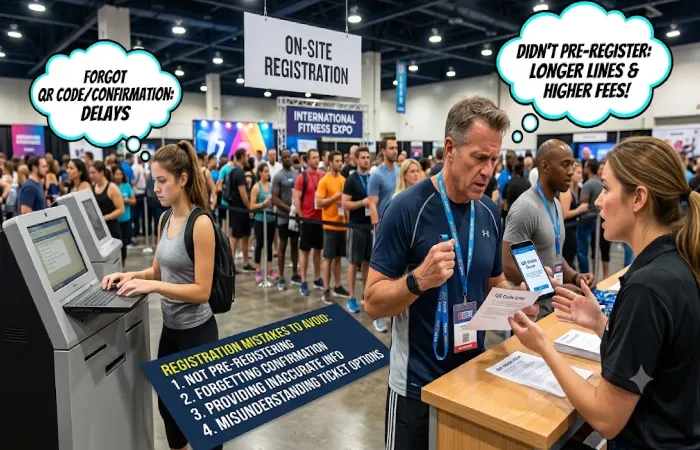 Mistakes common in visiting fitness expo registrations and how to prevent them: