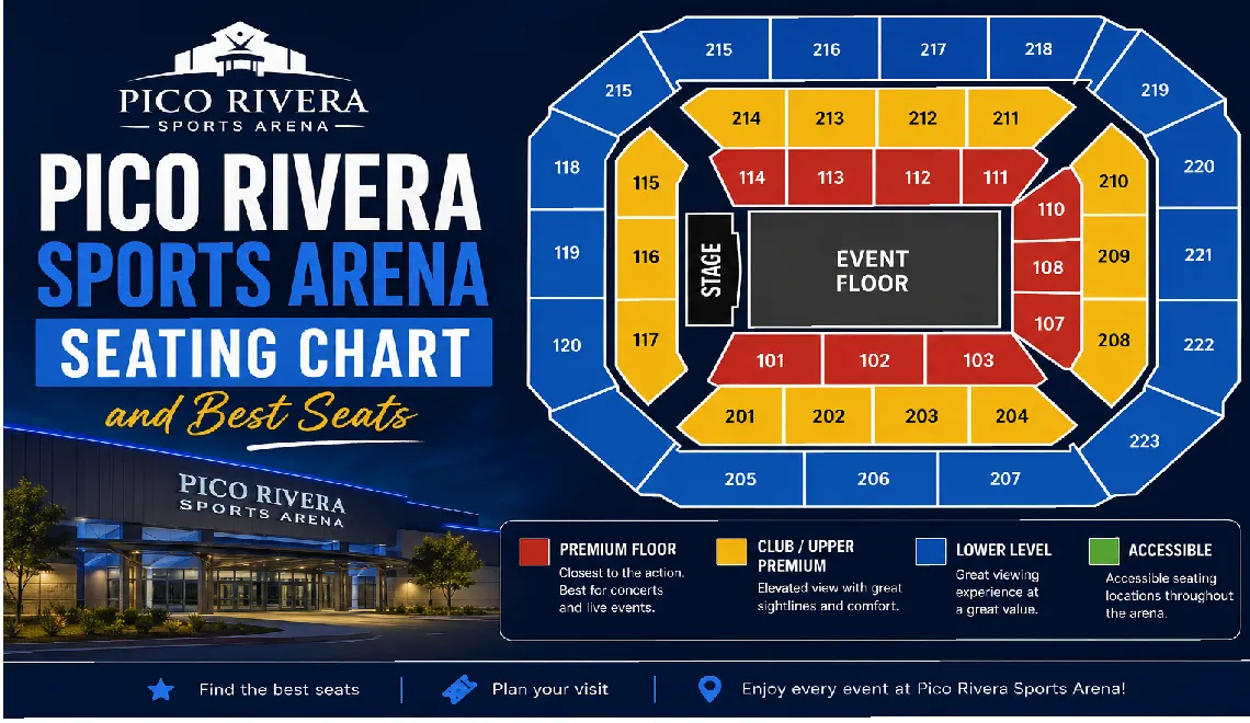 Pico Rivera Sports Arena Seating Chart and Best Seats