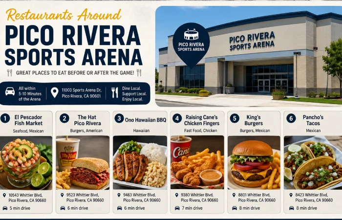 Restaurants Around Pico Rivera Sports Arena