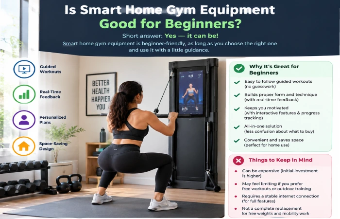 Is Smart Home Gym Equipment Good for Beginners?