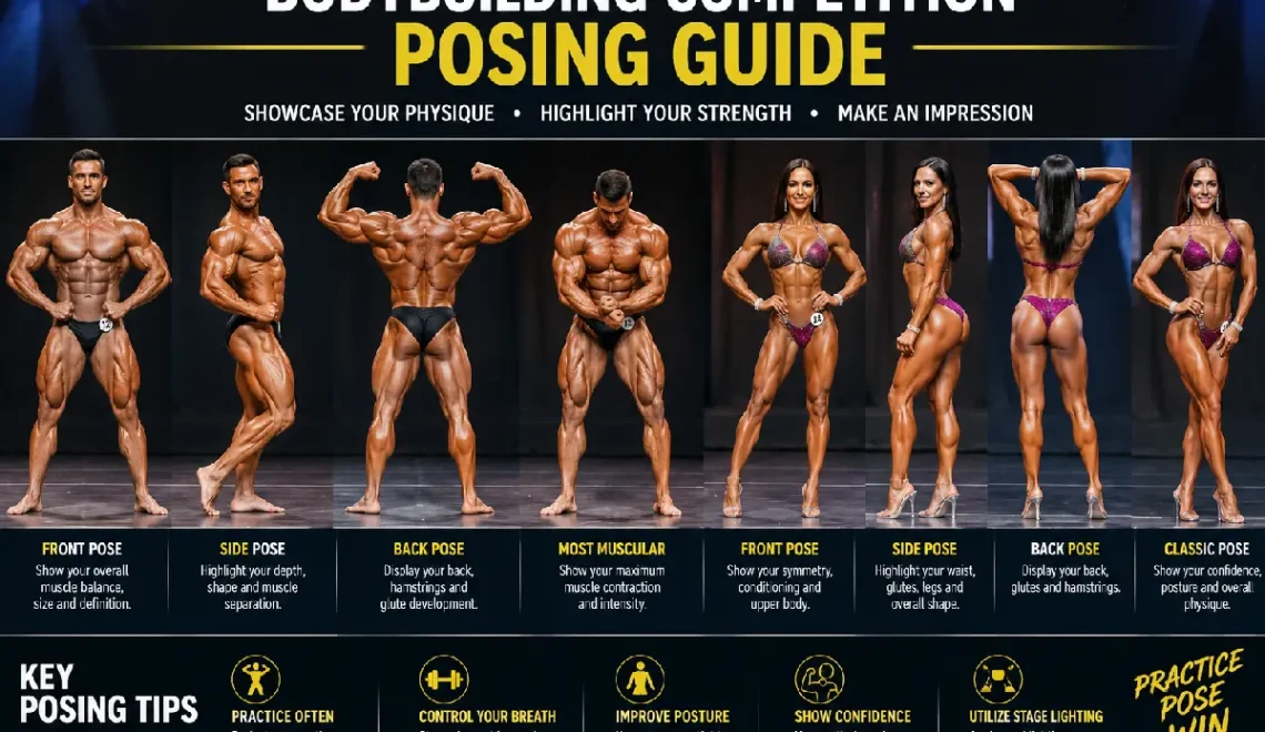 Bodybuilding Competition Posing Guide: Poses, Routines and Beginner Tips