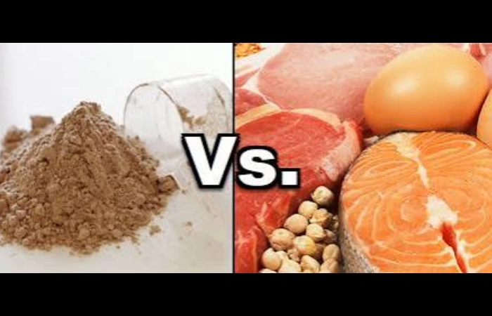 Dietary intake vs protein supplements