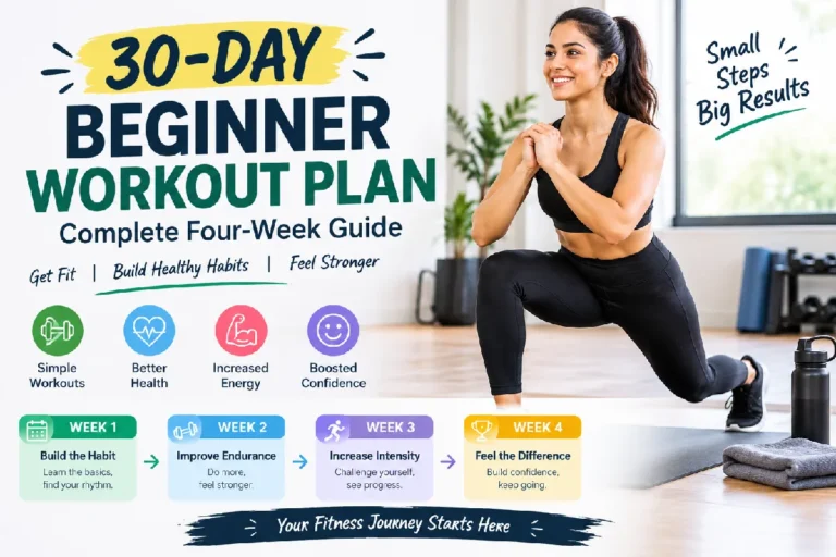 30-Day Beginner Workout Plan: Complete Four-Week Guide