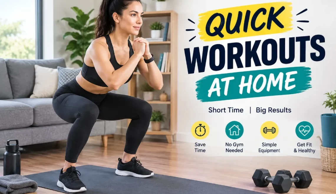 Quick Workouts at Home: Simple 10–20 Minute Workout Plans for Busy Days