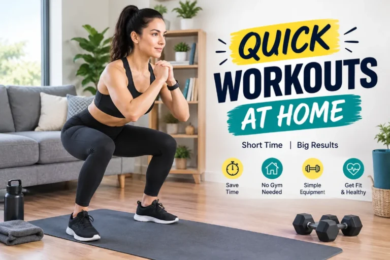 Quick Workouts at Home: Simple 10–20 Minute Workout Plans for Busy Days