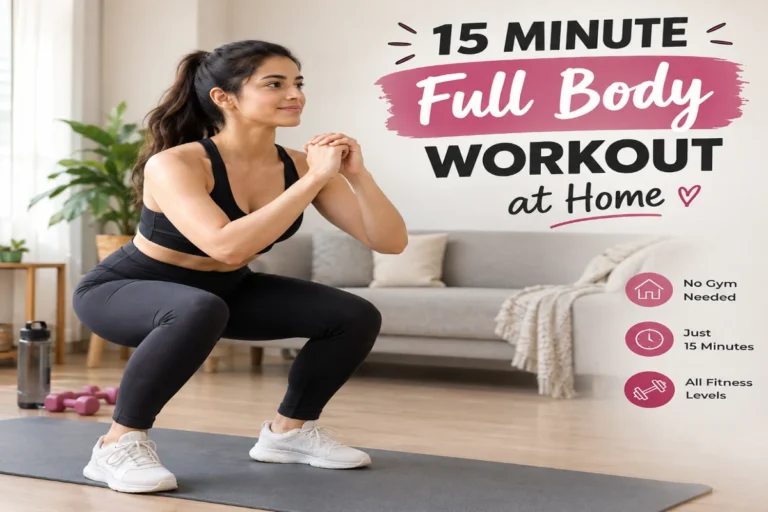 15 Minute Full Body Workout at Home: Complete Beginner-Friendly Routine
