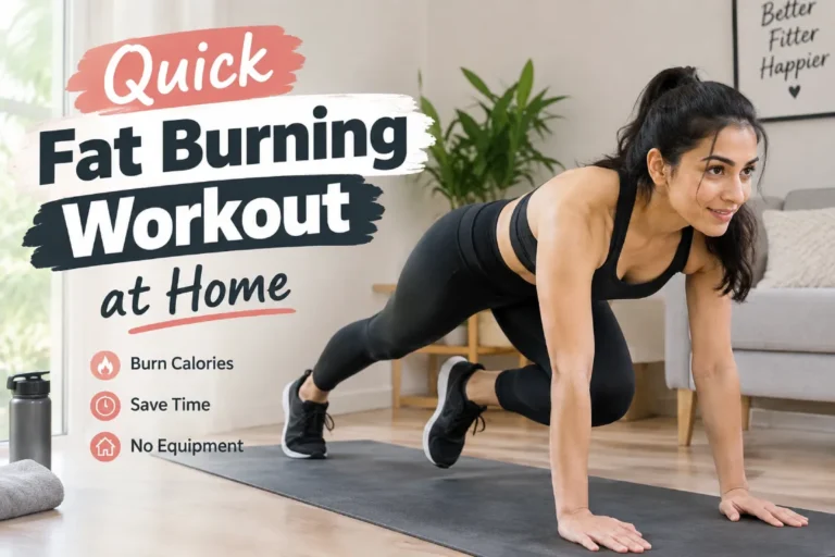 Quick Fat Burning Workout at Home: Simple Full-Body Routine