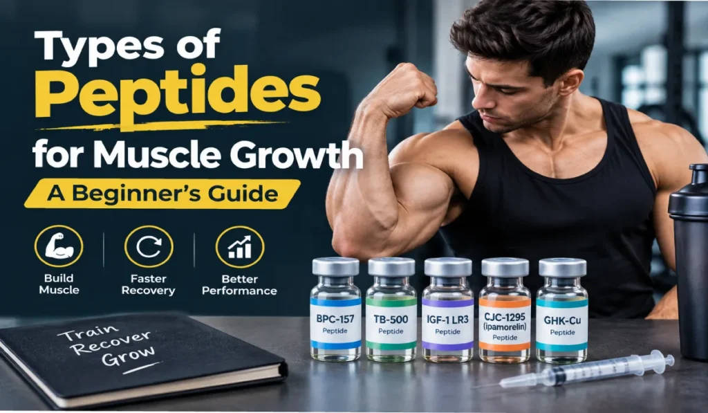Types of Peptides for Muscle Growth: A Beginner’s Guide
